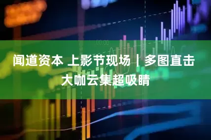 闻道资本 上影节现场｜多图直击 大咖云集超吸睛
