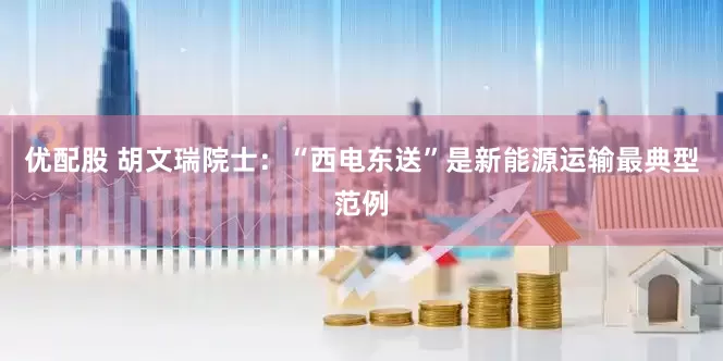 优配股 胡文瑞院士：“西电东送”是新能源运输最典型范例